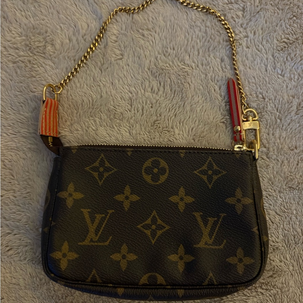 Louis Vuitton Brown and Gold Mini Bag - Picture 2 of 8